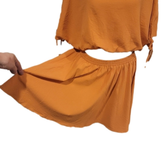 Cropped Top And Flared Skirt Set Size M - Picture 5 of 12